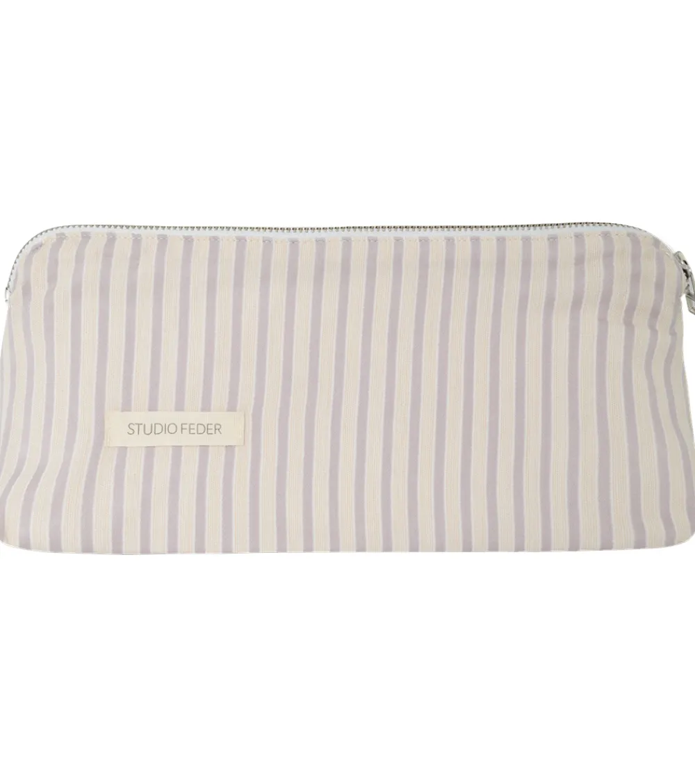 Toilettasker|Toilettasker-Studio Feder Toilettaske - Celia Mini - Cotton - Boudoir Stripe