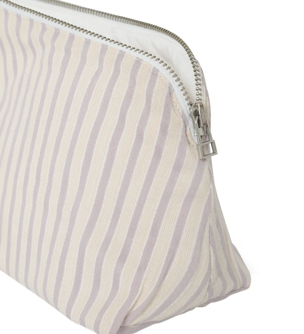 Toilettasker|Toilettasker-Studio Feder Toilettaske - Celia Mini - Cotton - Boudoir Stripe