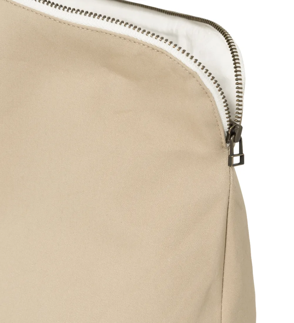Studio Feder Toilettasker|Toilettasker*Toilettaske - Celia - Canvas - Sand Beige