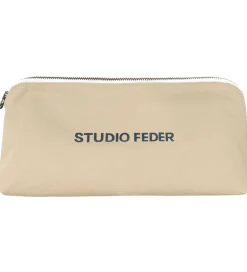 Studio Feder Toilettasker|Toilettasker*Toilettaske - Celia Mini - Canvas - Sand Beige