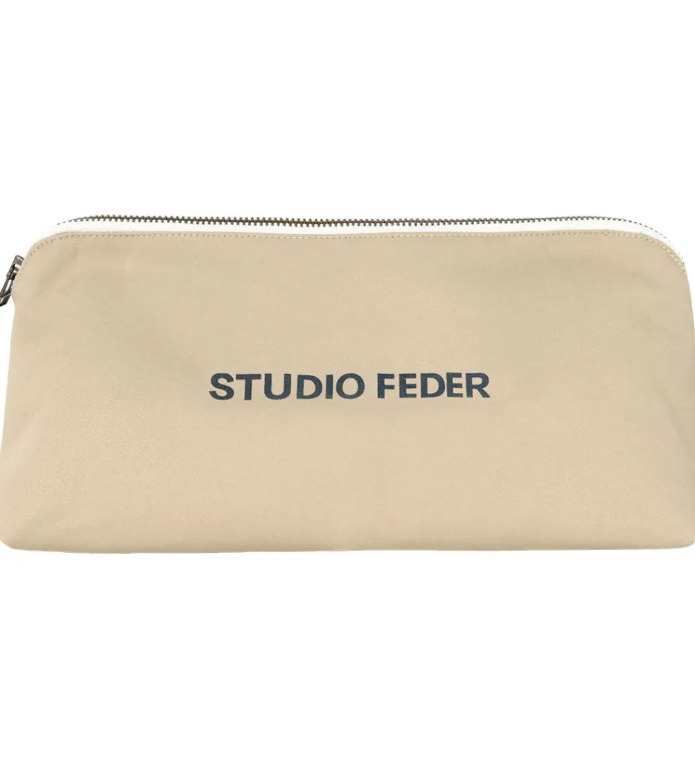 Studio Feder Toilettasker|Toilettasker*Toilettaske - Celia Mini - Canvas - Sand Beige
