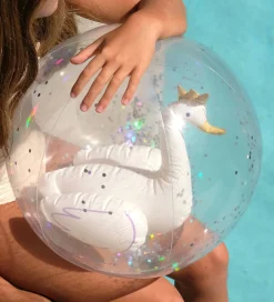 Strandlegetøj-SunnyLife Badebold - 35 cm - 3D - Princess Swan Multi