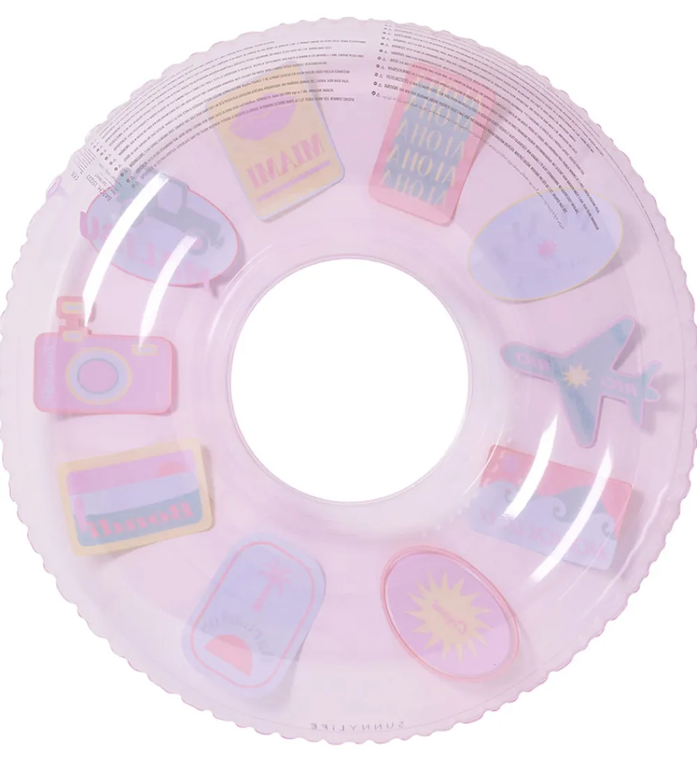 Strandlegetøj|Baderinge-SunnyLife Badering - 106x26 cm - Beach Hopper Multi