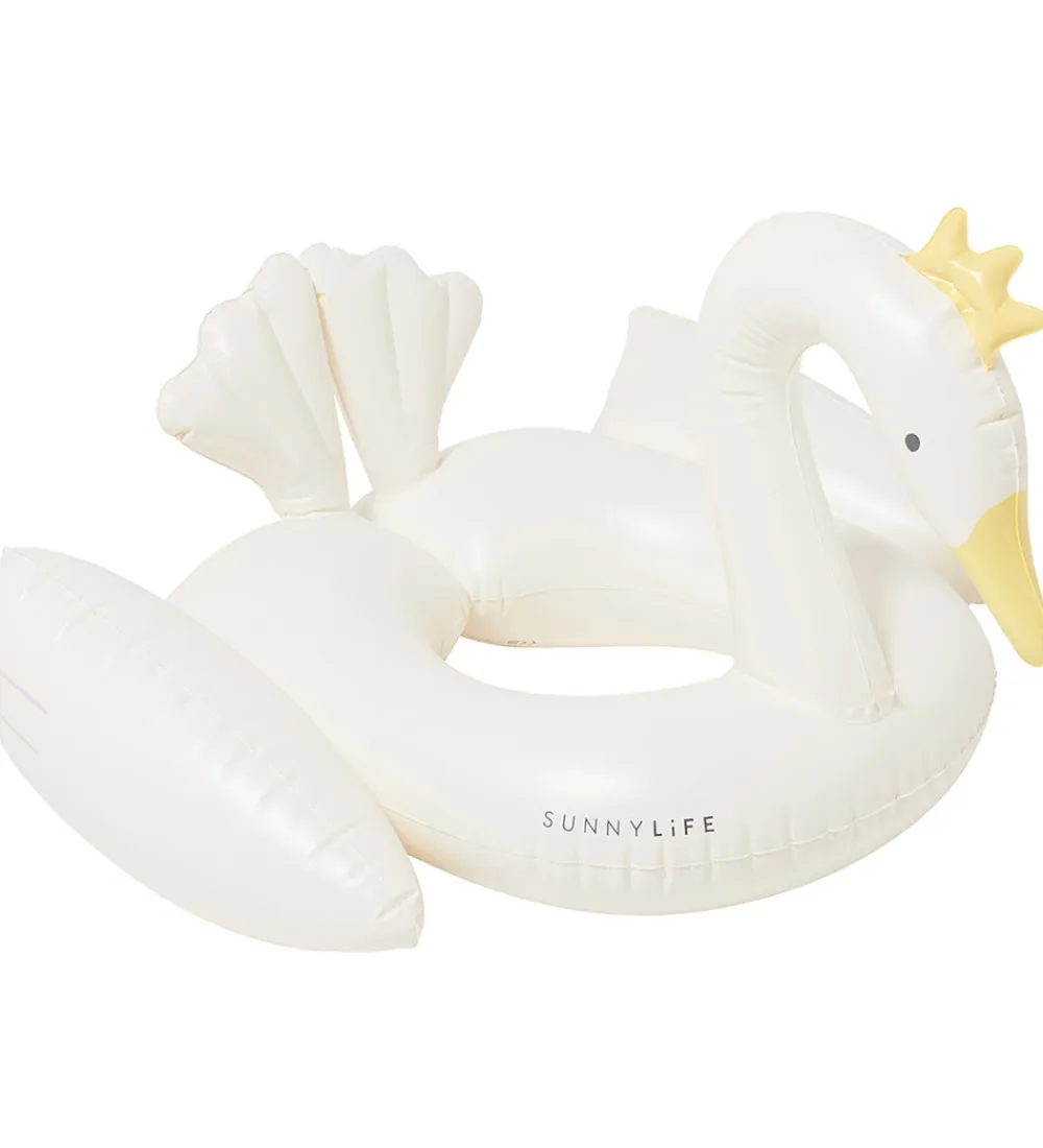 Strandlegetøj|Baderinge-SunnyLife Badering - 65x70 cm - Princess Swan Multi