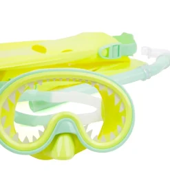 Svømmefødder-SunnyLife Snorkelsæt - Neon