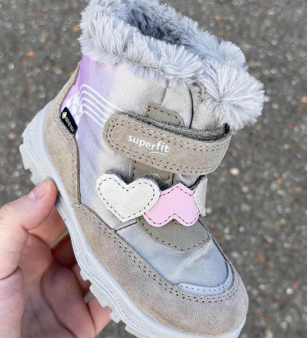Superfit Vinterstøvler*Vinterstøvler - Tex - Beige/Rosa