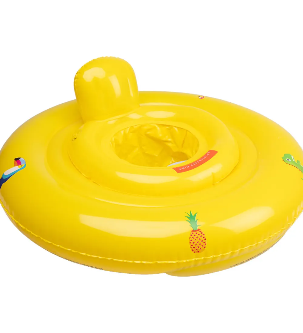 Vandleg|Udeleg Og Udendørs Legetøj-Swim Essentials Babybadering - 69x25 cm - Happy Yellow