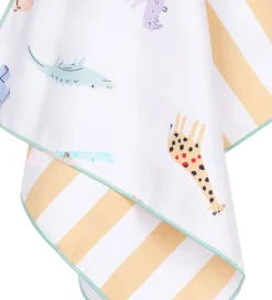 Swim Essentials Håndklæder|Håndklæder*Håndklæde - Microfiber - 135x65 cm - Wild Life