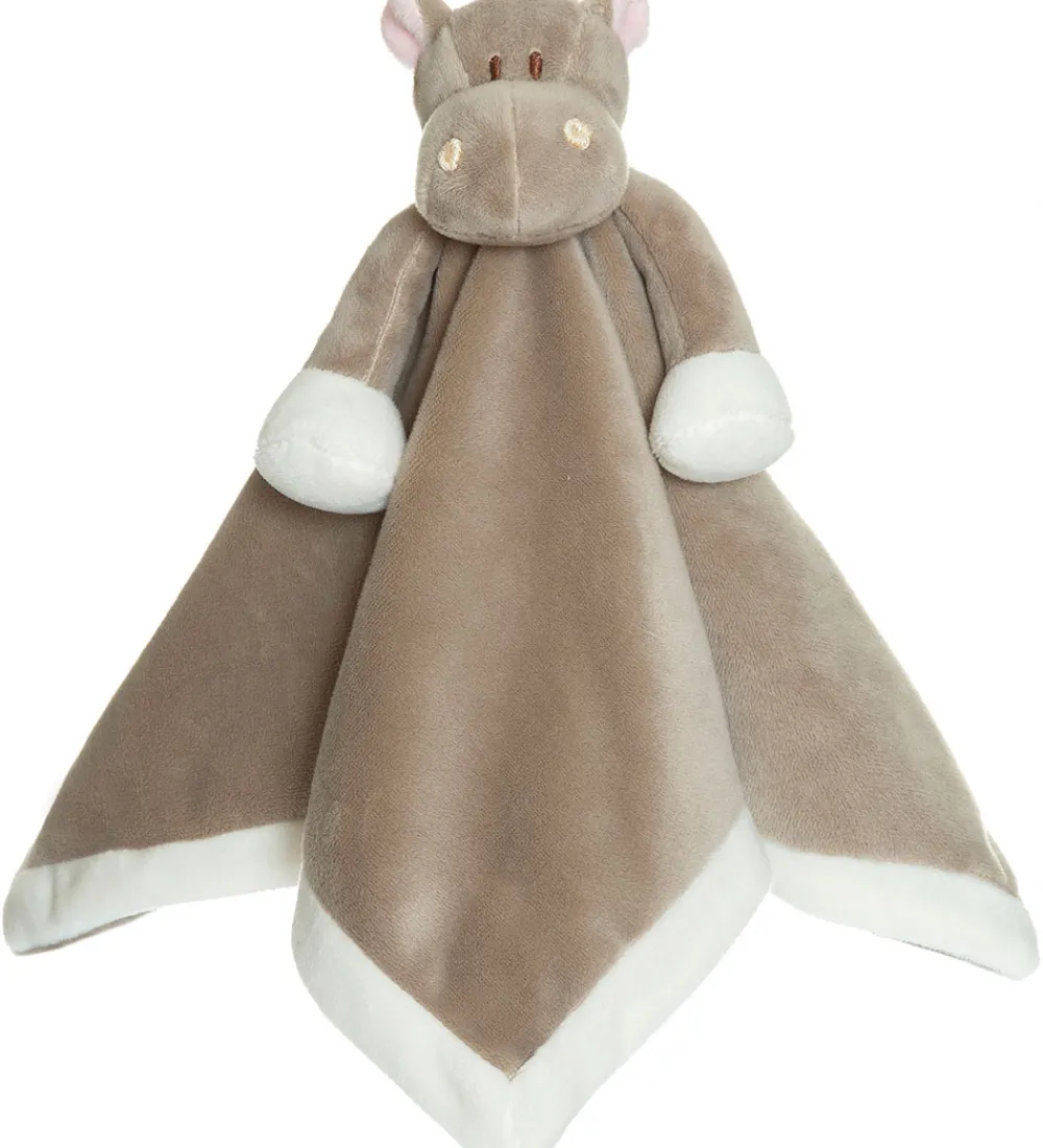 Teddykompaniet Sutteklude Og Nusseklude*Nusseklud - Flodhest - 35 x 35 cm - Gråbrun