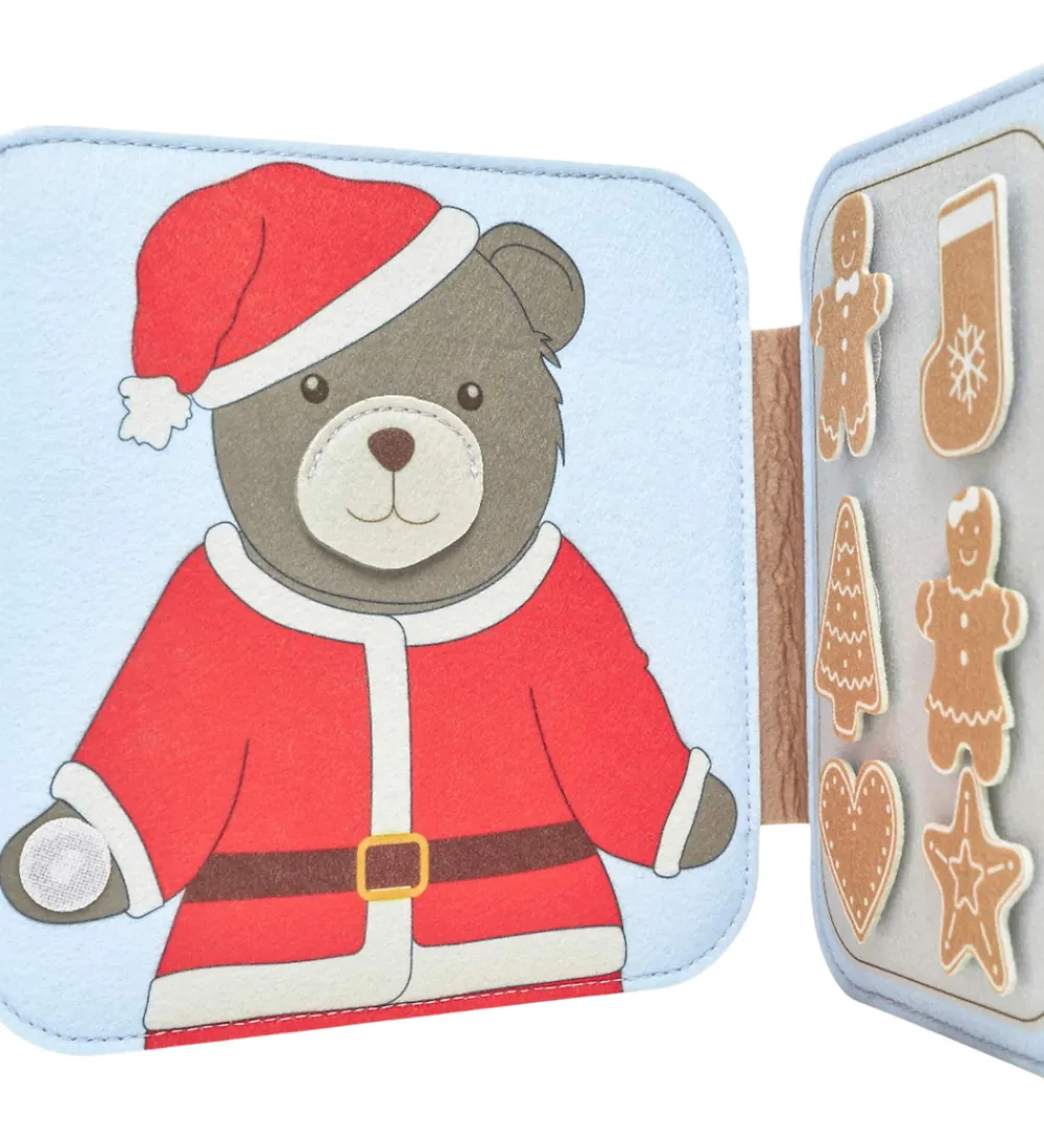 Babylegetøj|Aktivitetslegetøj-Thats Mine That's Mine Aktivitetsbog - Noos - Emory - Filt - Christmas Bear
