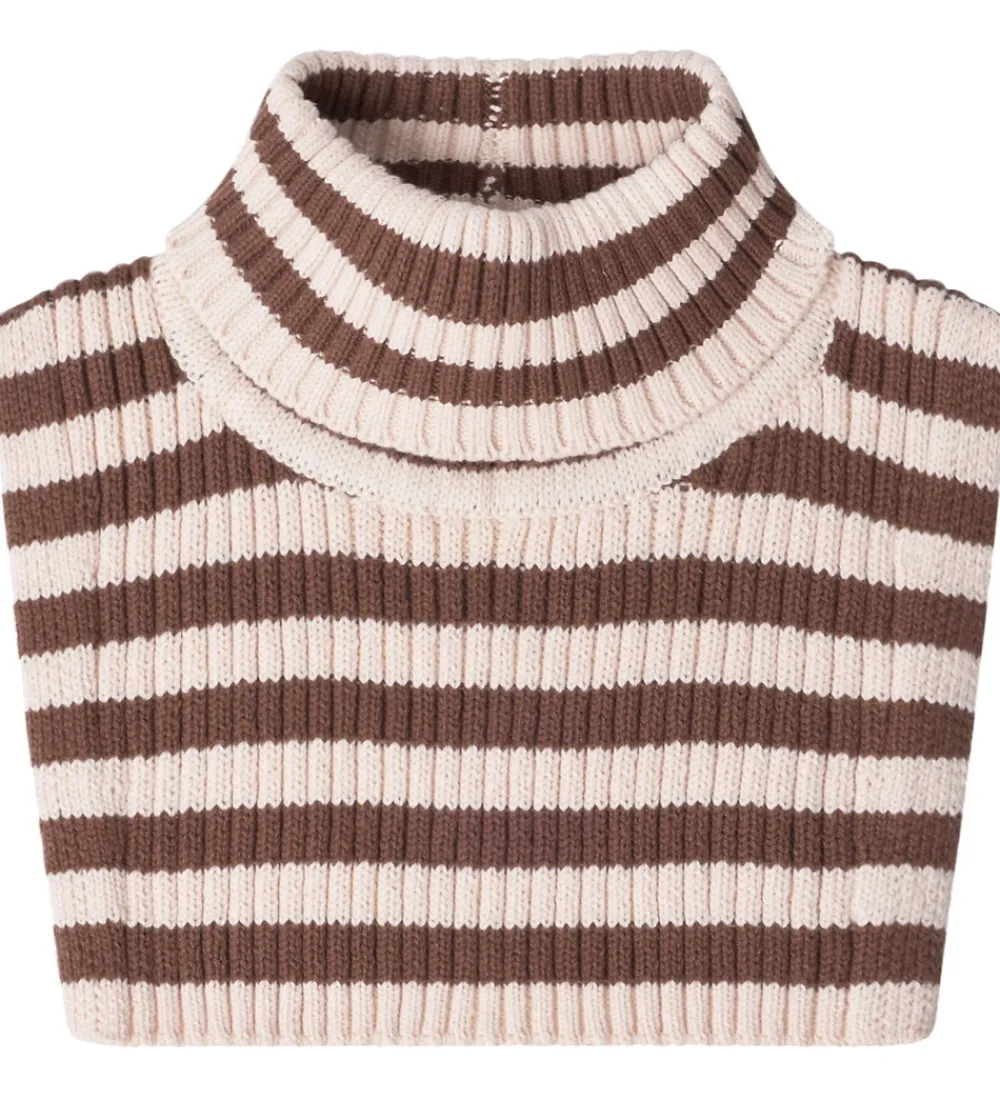 Thats Mine Tørklæder*That's Mine Halsedisse - Strik - Rib - Ivan - Brown Stripe