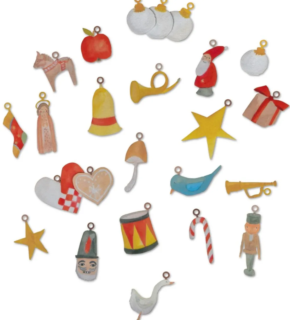 Wallsticker|Julekalender-Thats Mine That's Mine Julekalender m. 24 Juleophæng - Felt Christmas Tree