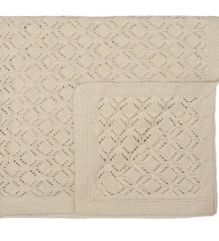Thats Mine Tæpper*That's Mine Tæppe - Kala Knitted - 85x85 cm - Birch