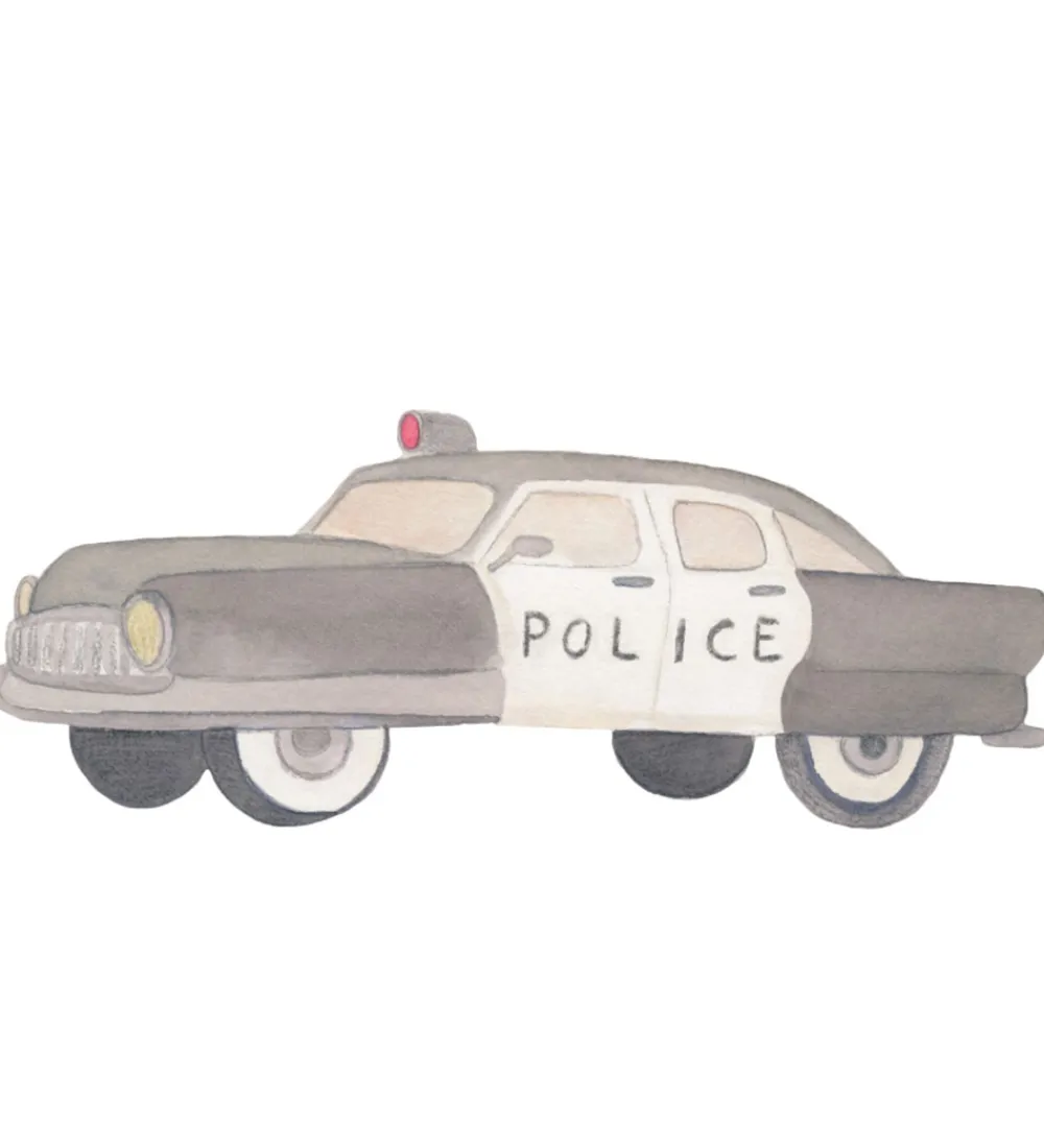 Wallsticker-Thats Mine That's Mine Wallsticker - Police Car - Multi