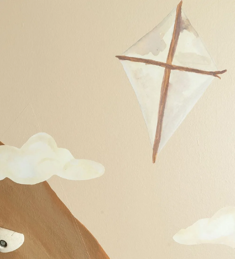 Wallsticker-Thats Mine That's Mine Wallstickers - Drage - Lille - Beige