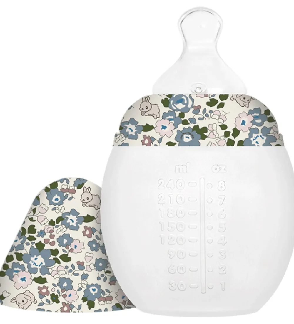 Sutteflasker|Amning-Thats Mine That´s Mine x Élhée Sutteflaske - 240 ml - Flores and Bunnies