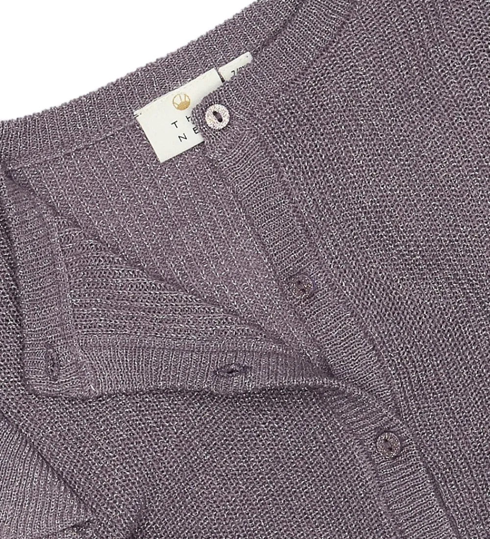 The New Striktrøjer*Cardigan - Strik - TnPerla - Gray Ridge m. Glimmer