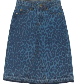 The New Nederdele*Nederdel - TnPrima - Mediun Blue Denim/Leo