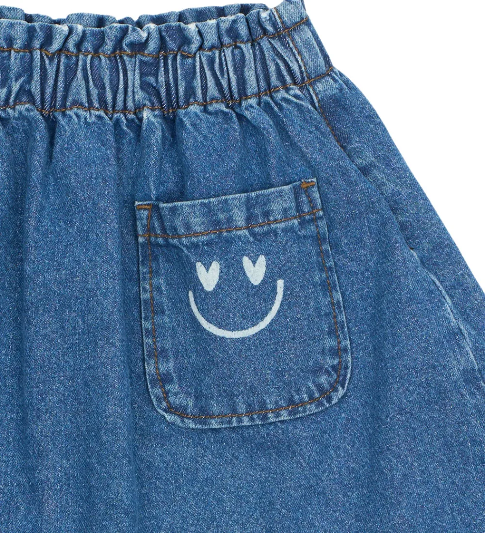 Nederdele-The New Nederdel - TnPurity - Medium Blue Denim