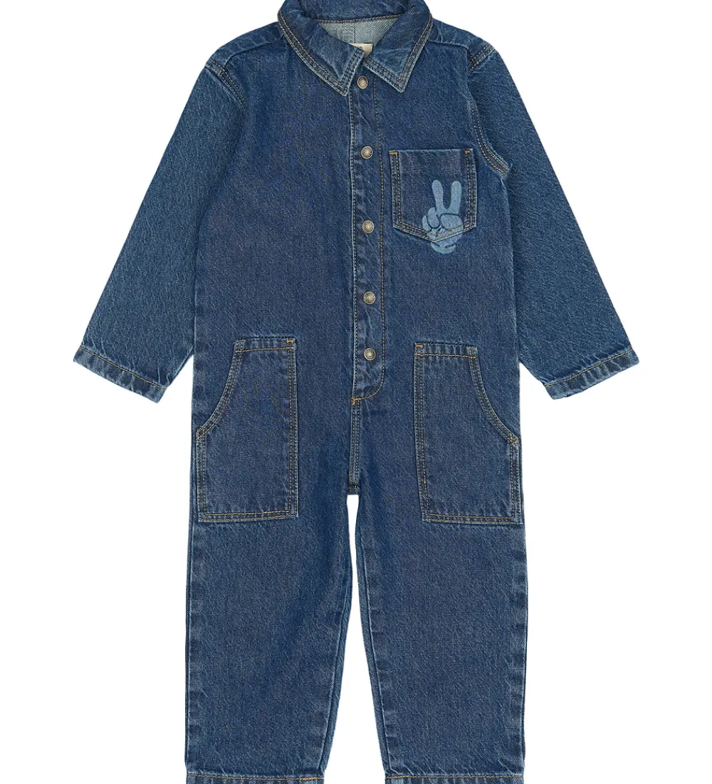 Buksedragter-The New Siblings Buksedragt - TnstParker - Blue Denim