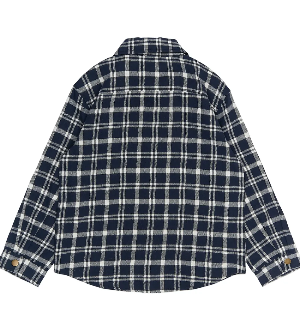 Skjorter-The New Skjorte - TnRonan - Navy Blazer Check