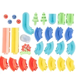 Tiger Tribe Kuglebaner*Badelegetøj - Marble Run Waterslide - ECO - 35 Dele