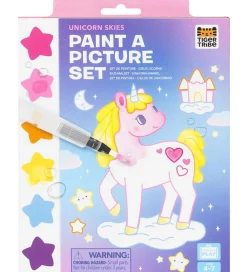Skriveredskaber-Tiger Tribe Farvesæt - Paint A Picture Set - Unicorn Skies