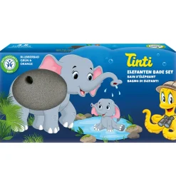 Bath Bombs-Tinti Badesæt - 3 Dele - Elefanten