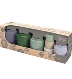 Dantoy Stablelegetøj*Tiny by BIO Plastic Byggebægre - 7 Dele