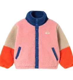 Tiny Cottons Fleece*Fleecejakke - Color Block Polar - Mørkeblå