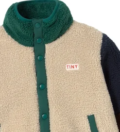 Fleece-Tiny Cottons Fleecejakke - Color Block Polar - Dark Green