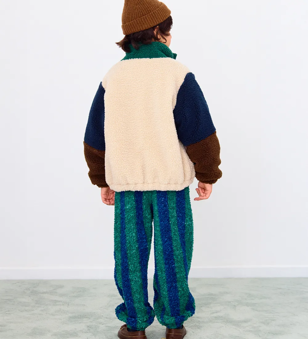 Fleece-Tiny Cottons Fleecejakke - Color Block Polar - Dark Green