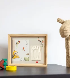 Tiny Love Plakater Og Billeder*Aftryksæt - Hånd/Fod - Wooden Frame