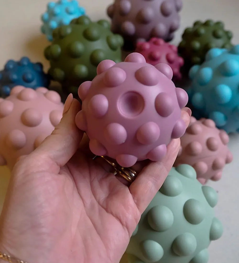 Bolde-Tiny Tot Bolde - Sensory Silicone Fidget Balls - 2-pak - 7 cm -