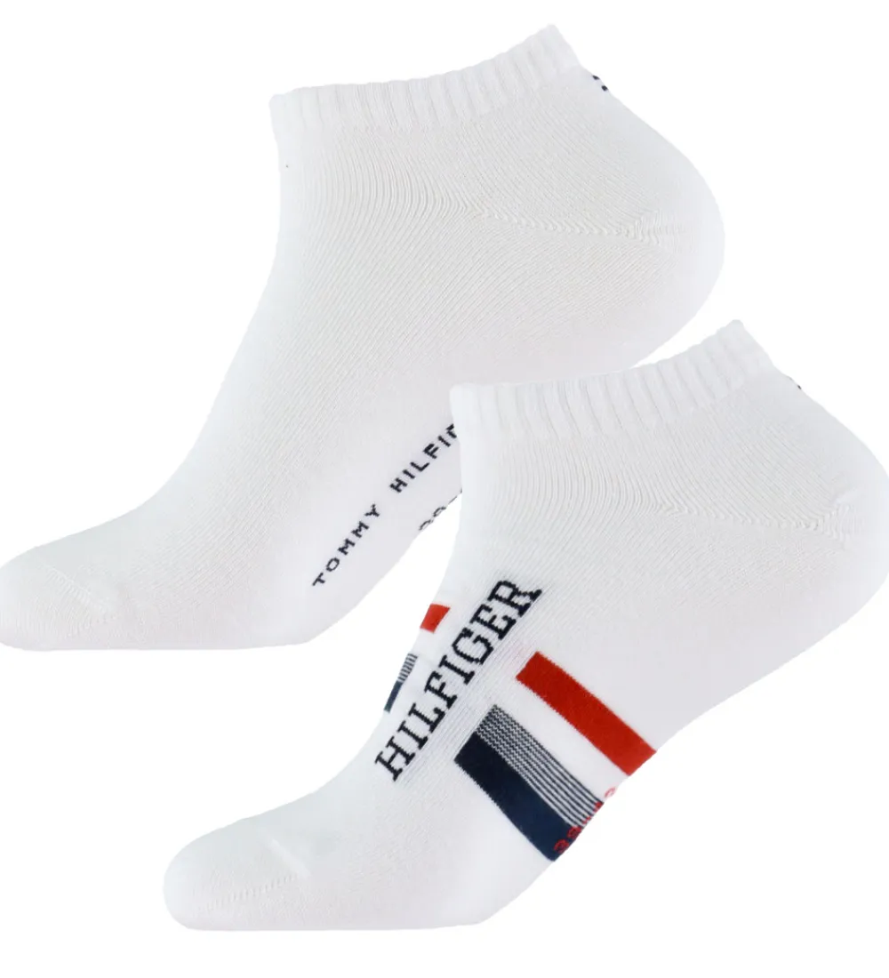 Strømper|Basis-Tommy Hilfiger Ankelstrømper - 2-pak - Hvid