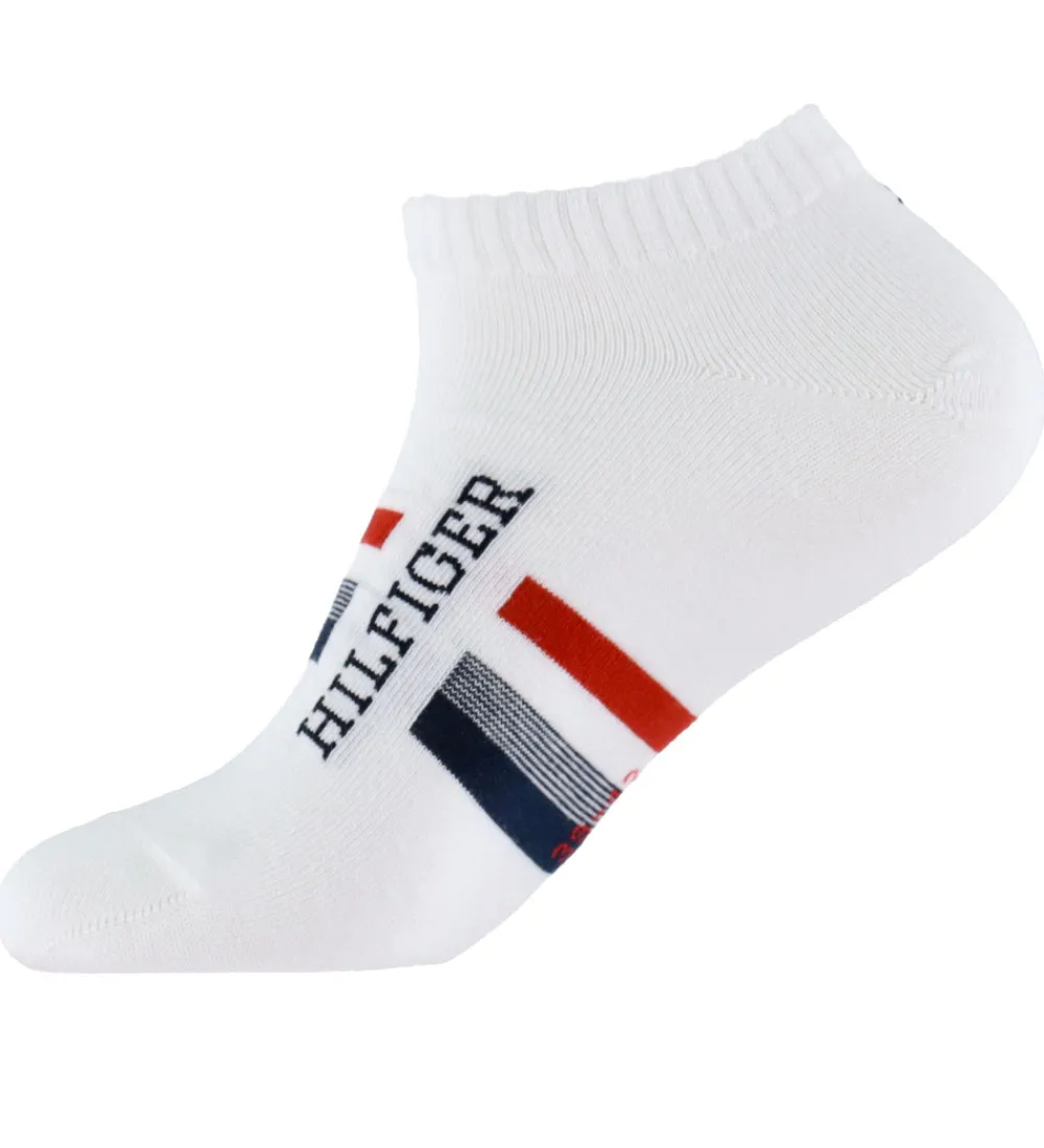 Strømper|Basis-Tommy Hilfiger Ankelstrømper - 2-pak - Hvid