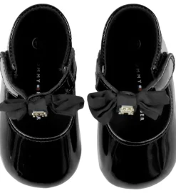 Tommy Hilfiger Hjemmesko*Ballerina Hjemmesko - Black/Sløjfe