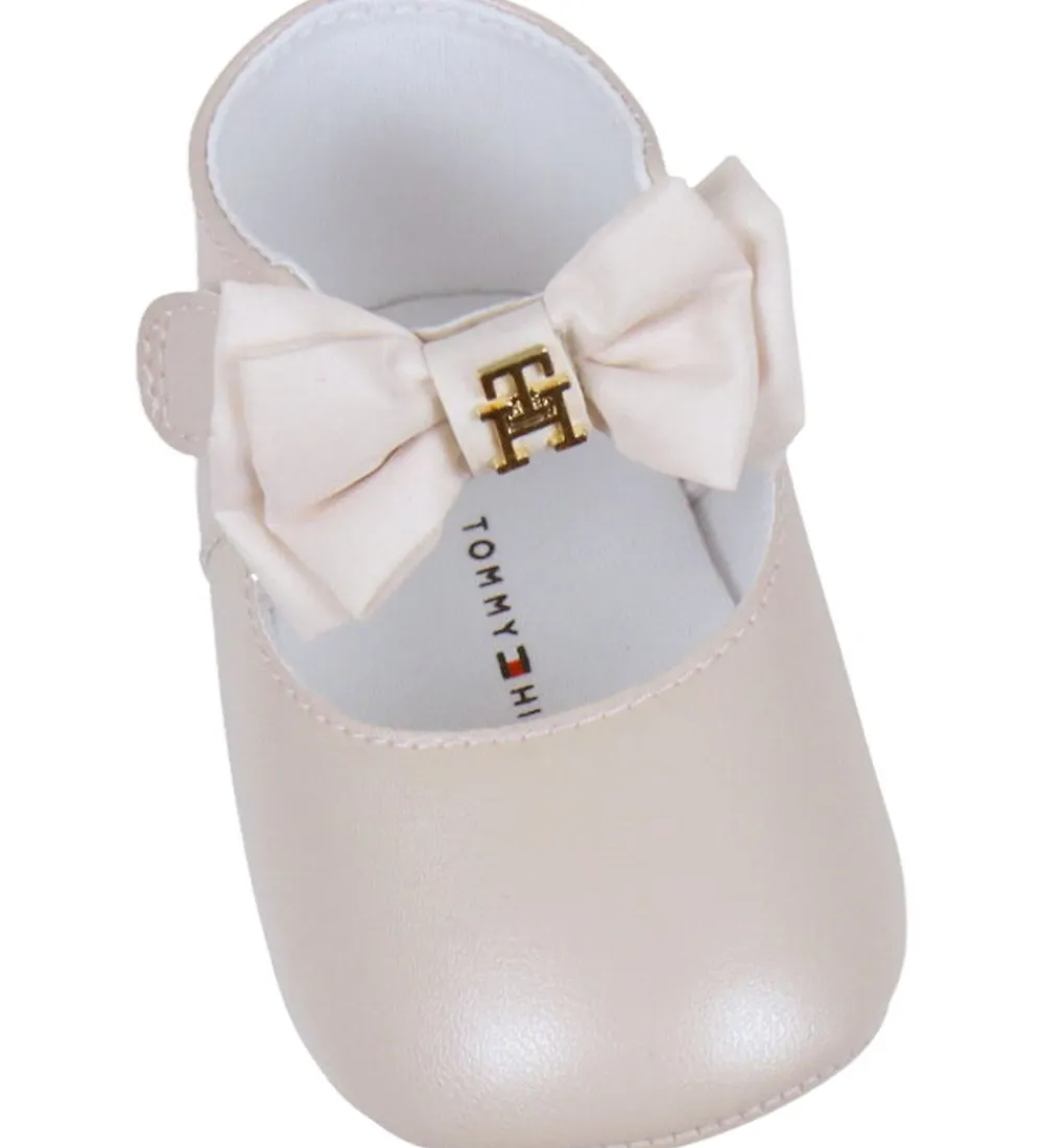 Hjemmesko-Tommy Hilfiger Ballerina Hjemmesko - Nude/Sløjfe