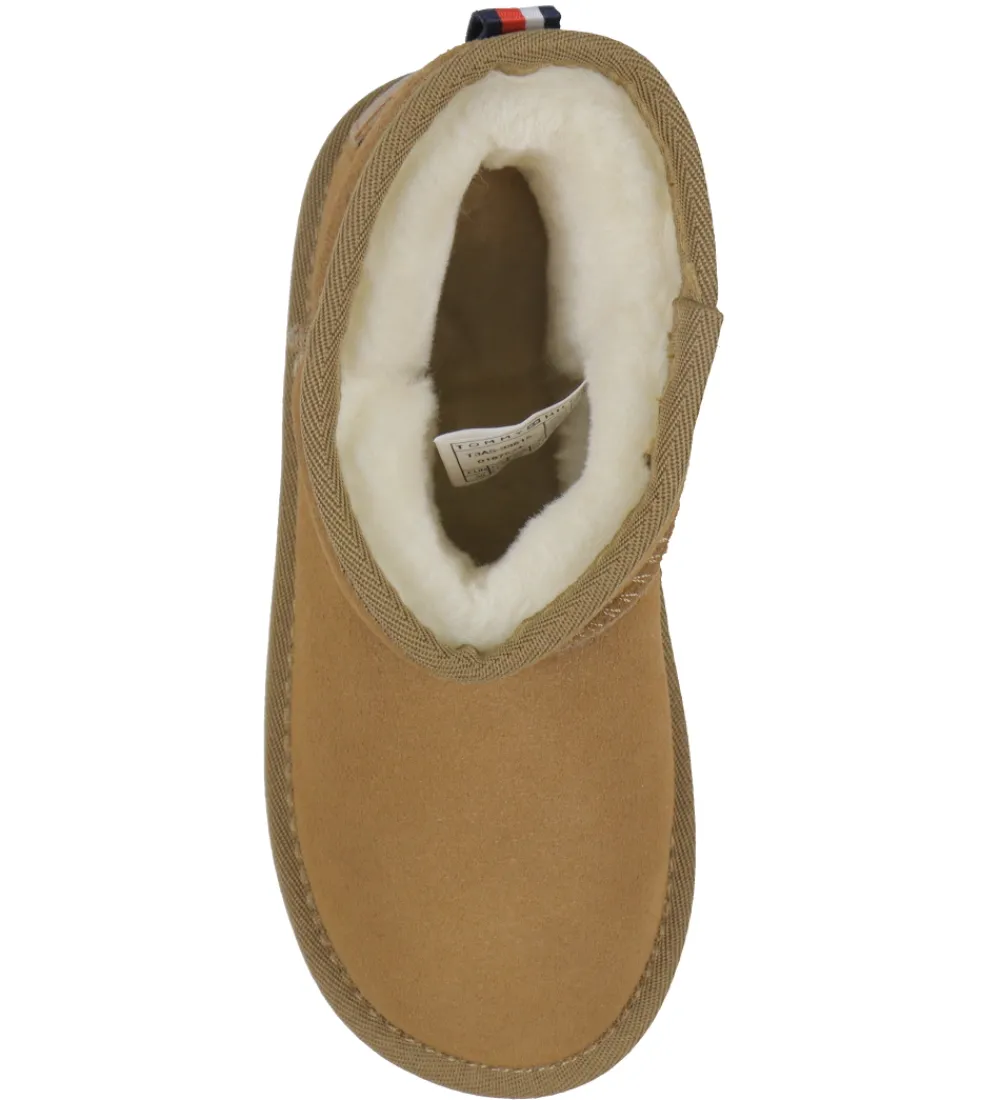 Tommy Hilfiger Bamsestøvler*Bamsestøvler - Fur Boot - Camel