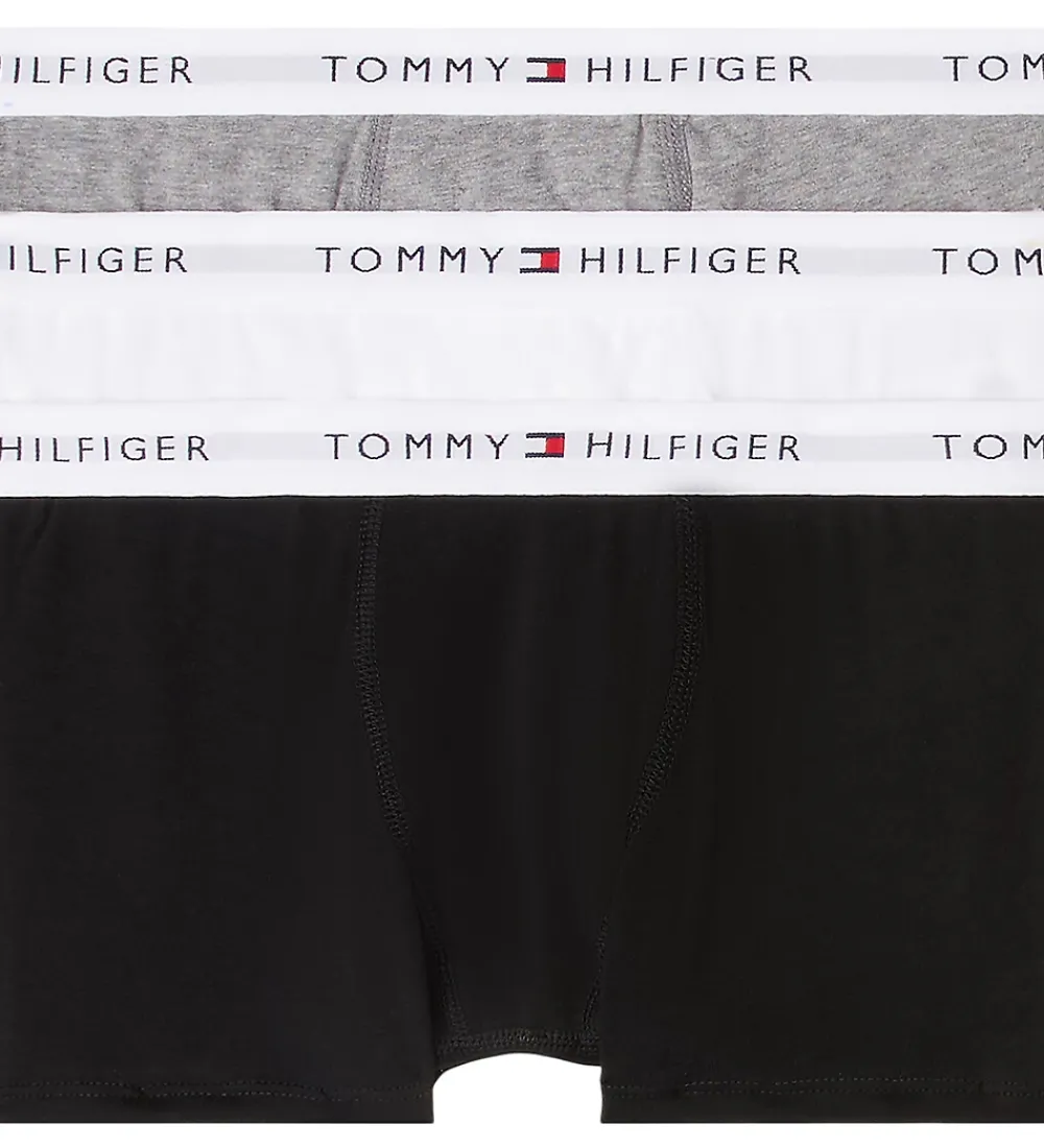 Tommy Hilfiger Undertøj*Boxershorts - 3-pak - Hvid/Sort/Gråmeleret