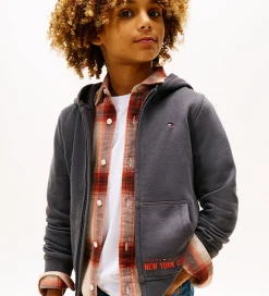 Cardigans-Tommy Hilfiger Cardigan - sweat - Washed Black/Grey