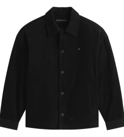 Tommy Hilfiger Skjorter|Konfirmationstøj*Fløjlsjakke - Overshirt - Sort