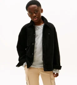 Tommy Hilfiger Skjorter|Konfirmationstøj*Fløjlsjakke - Overshirt - Sort