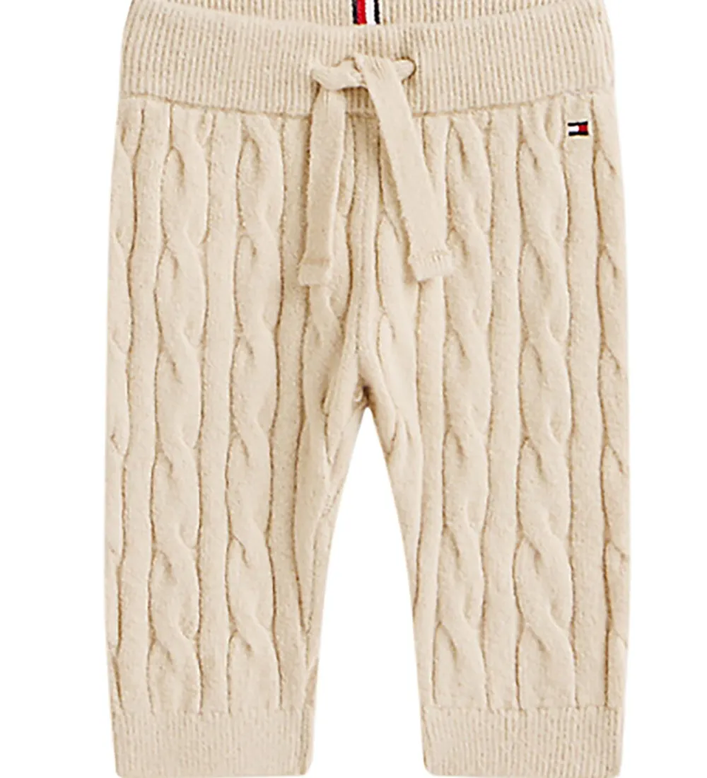 Tommy Hilfiger Cardigans|Bukser Og Jeans*Gaveæske - Bukser/Cardigan/Hue - Strik - Cable -