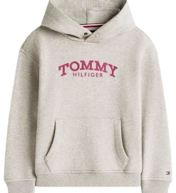 Hættetrøjer-Tommy Hilfiger Hættetrøje - Mid Grey/Heather Grey