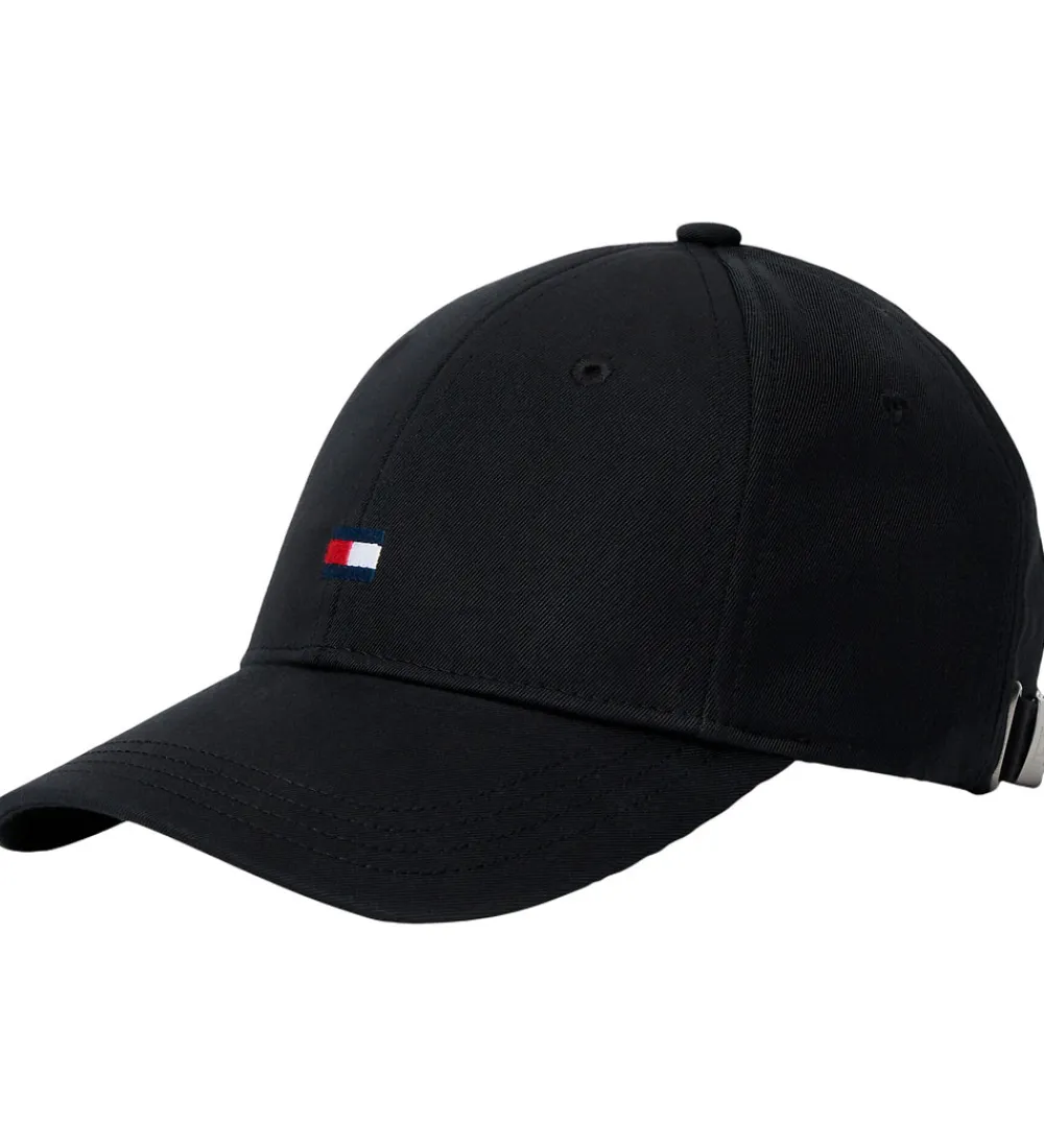 Kasketter-Tommy Hilfiger Kasket - Small Flag - Sort