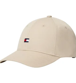 Kasketter-Tommy Hilfiger Kasket - Small Flag - Gulf SandBeige