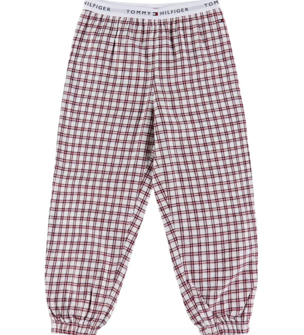 Nattøj-Tommy Hilfiger Nattøj - Ivory Silk/Mini Plaie Ivory