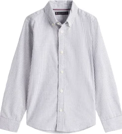 Skjorter|Konfirmationstøj-Tommy Hilfiger Skjorte - Dark Night Navy Stripe