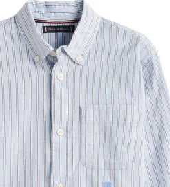 Tommy Hilfiger Konfirmationstøj*Skjorte - Multi Stripe - Breezy Blue